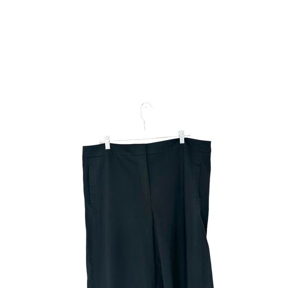 Ann Taylor Black Basic Business Career Office Work Cropped Dress Pant Size 16 - Picture 3 of 13